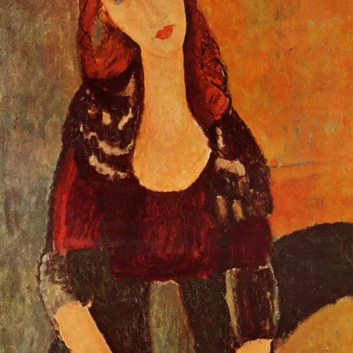 Modigliani Portrait of Jeanne Hebuterne L.E & numbered Giclee