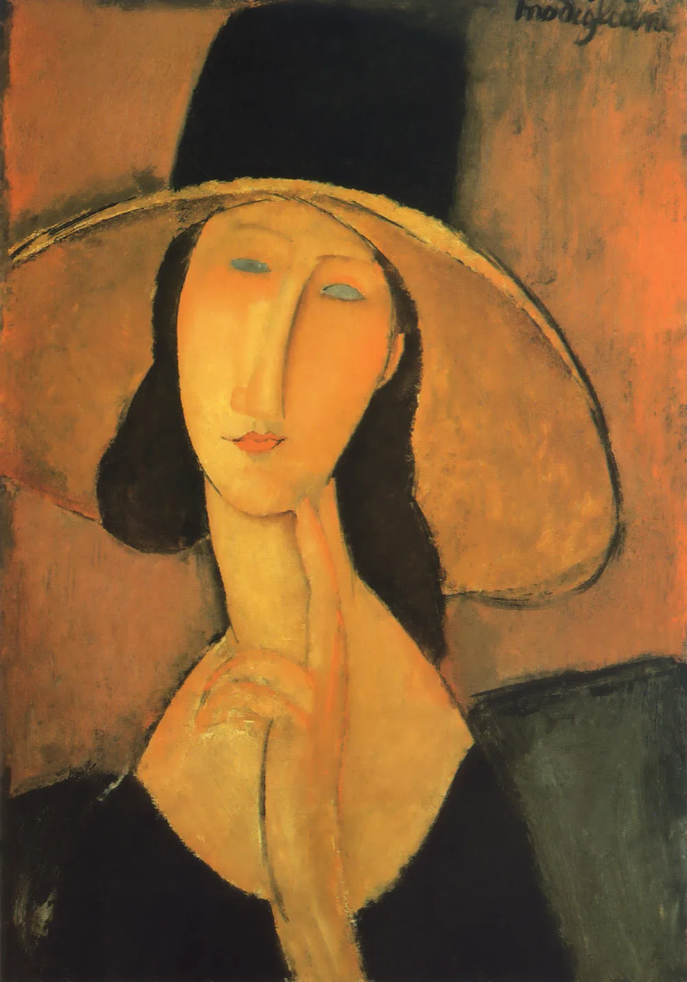 Modigliani Giclee Woman with hat
