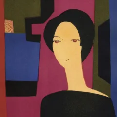 1974 Andre Minaux Original Lithograph Sicilienne