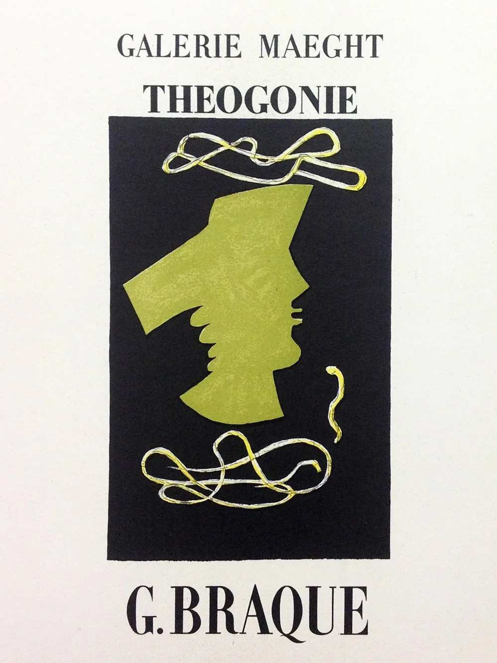 Braque 5 "Theogonie" Mourlot 1959 Art in posters