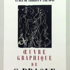 Braque 2 "Oeuvre Graphique" Mourlot 1959 Art in posters
