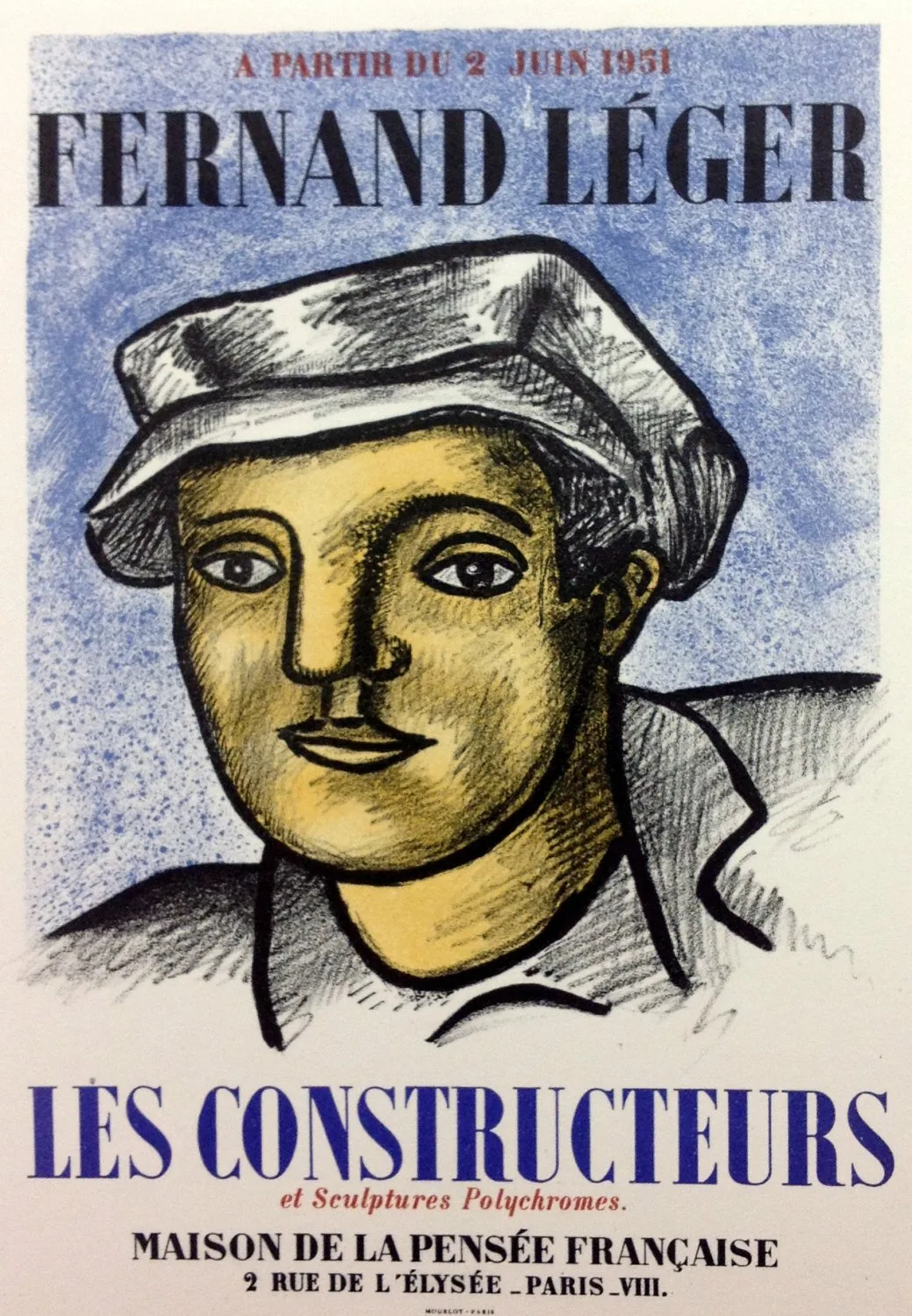 Fernand Leger Lithograph 32 Les constructeurs