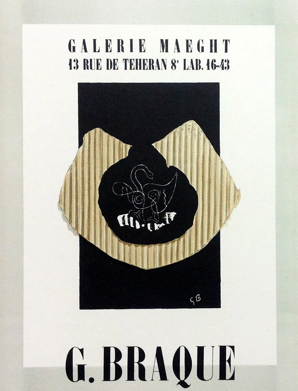 Braque 1 "Maeght Galerie 1943" Mourlot 1959 Art in posters