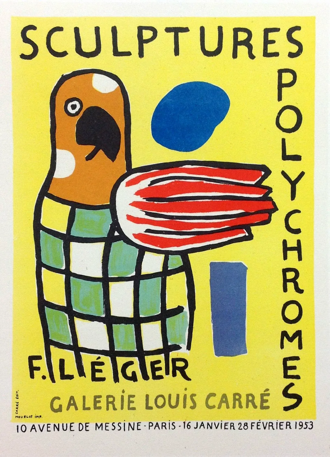 Fernand Leger Lithograph 33 Sculptures Polychromes