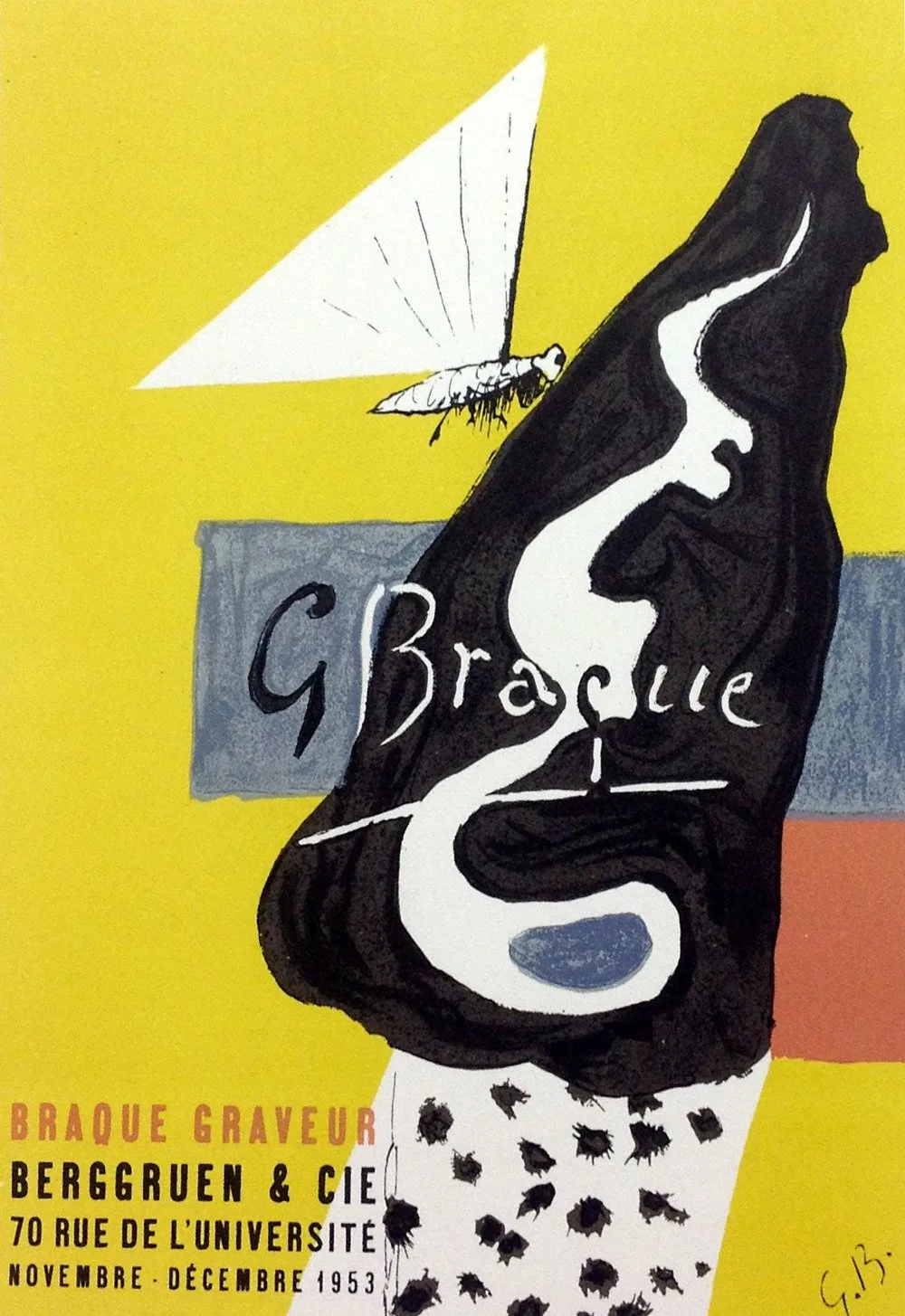 Braque Lithograph 7, Braque-graveur, Mourlot 1959