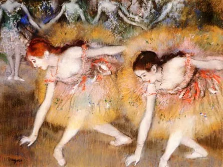 Edgar Degas Danseuses se Baissant, Numbered Giclee