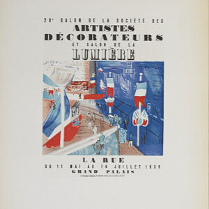 Dufy Lithograph 27, Salon des artistes, 1959