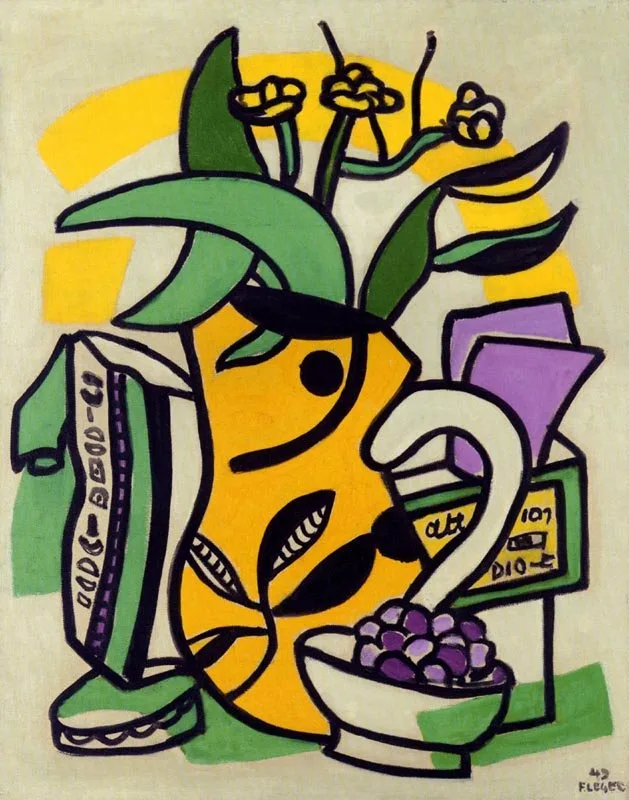 Leger, Un Vase Jaune, Numbered Giclee