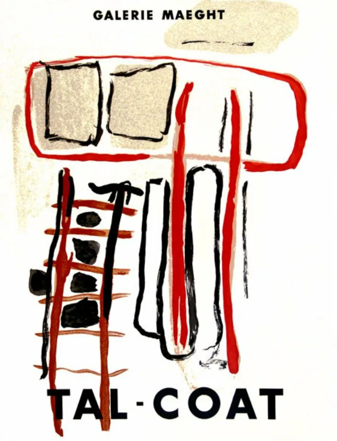 Pierre Tal Coat, Poster Lithograph 1956, Maeght