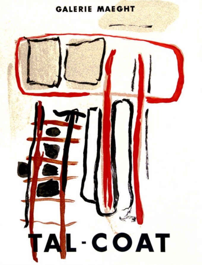 Pierre Tal Coat, Poster Lithograph 1956, Maeght