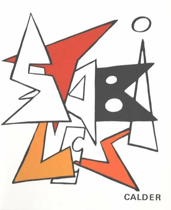 Book Derriere Le Miroir 141, Calder 8 Lithographs 1963