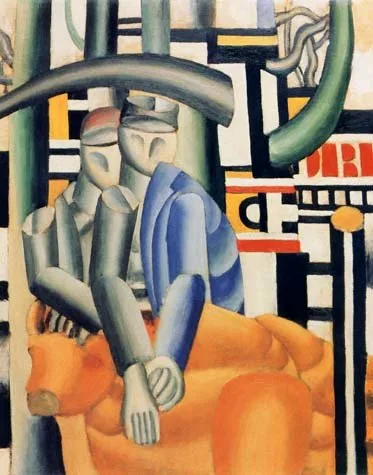 Leger, Les Marchants des Beoufs, Numbered Giclee