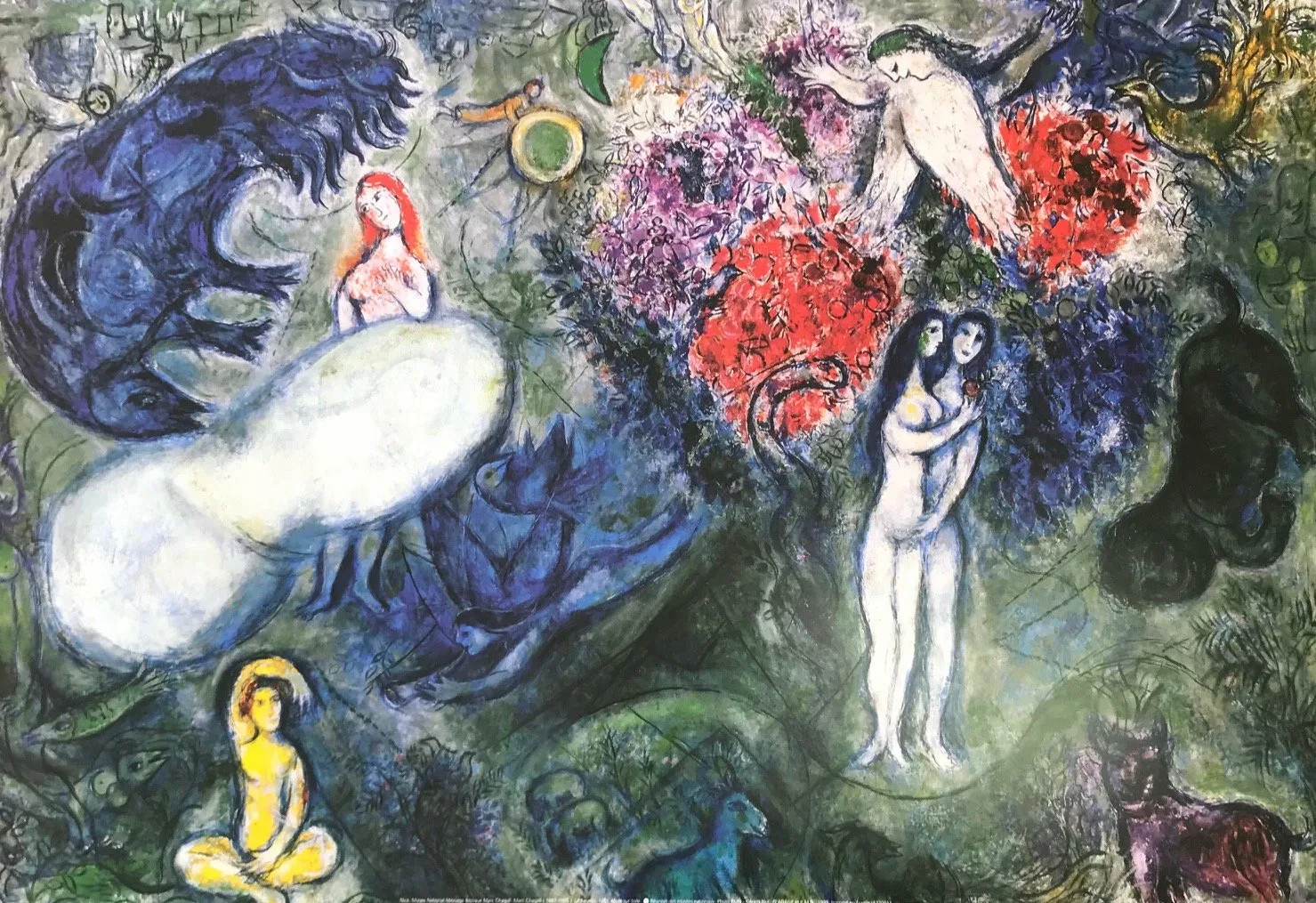 Chagall Poster "Le Paradis"