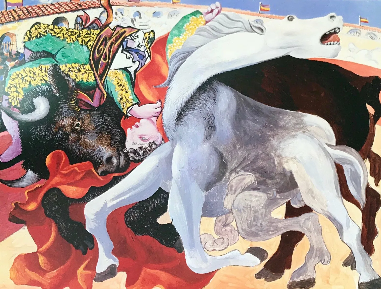 Picasso Poster "Corrida la mort du torero"