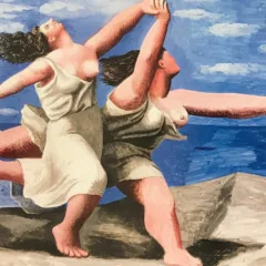 Picasso Poster "Deux femmes courant sur la plage"