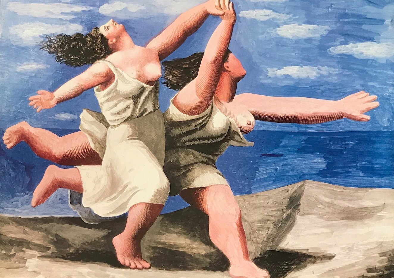 Picasso Poster "Deux femmes courant sur la plage"
