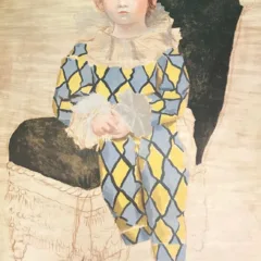 Picasso Poster "Paul en Arlequin"