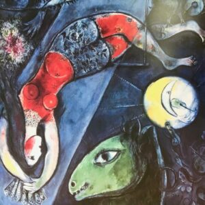 Chagall Poster "Le cirque bleu"