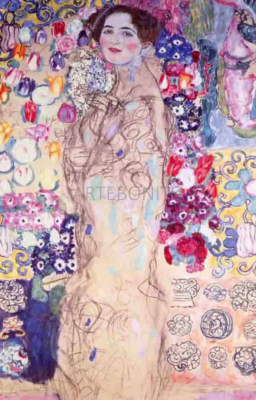 Klimt, Portrait of a Lady, Giclee Limited Edition