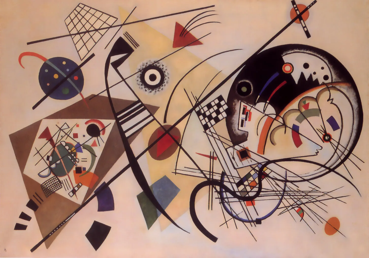 Kandinsky Unbroken lines limited edition giclee