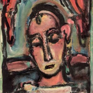Georges Rouault, Lithograph Head of Girl, Revue Verve 1939