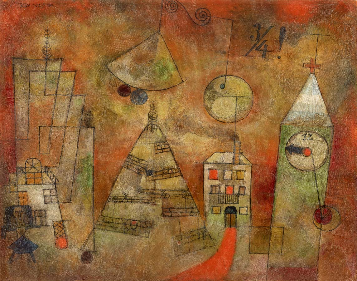 Paul Klee Fateful hour at quarter past Limited Edition Giclee