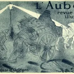 Lautrec Lithograph 25 "L'aube revue illustree"