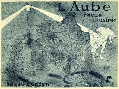 Lautrec Lithograph 25 "L'aube revue illustree"