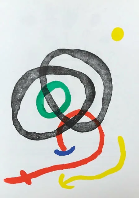 Miro Lithograph "DM02169" DLM 1967