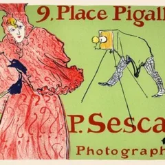 Lautrec lithograph 15 "Sescau photograph" 1966