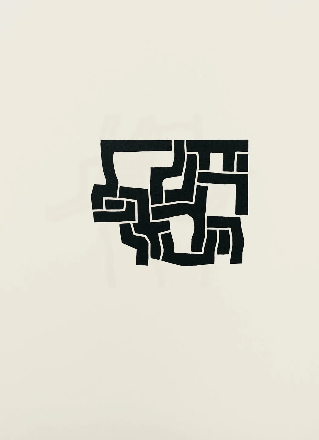 Eduardo Chillida, Lithograph DM02207, Derriere le miroir 1974