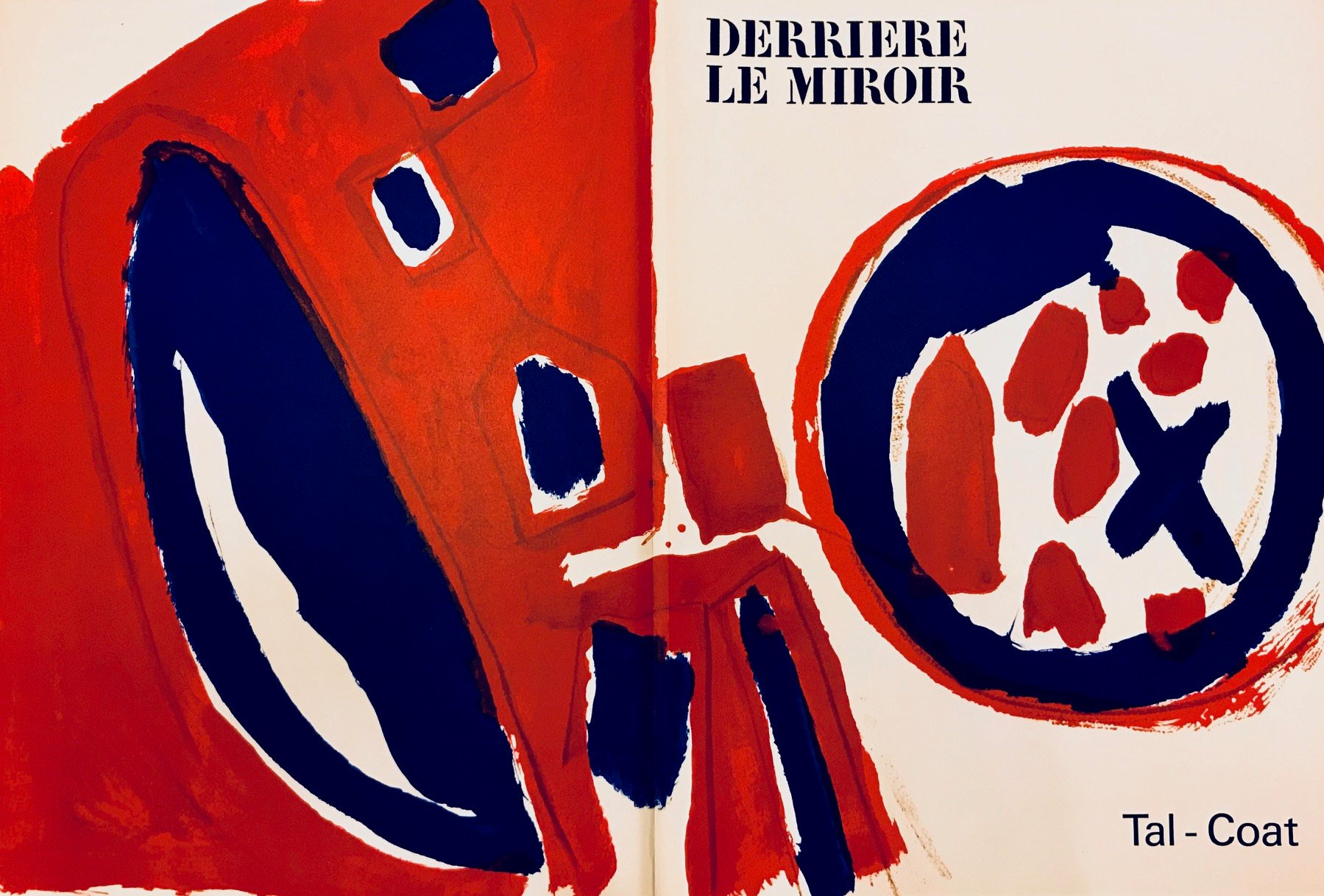 Book Derriere le miroir 131, 7 Lithographs by Tal-coat 1962
