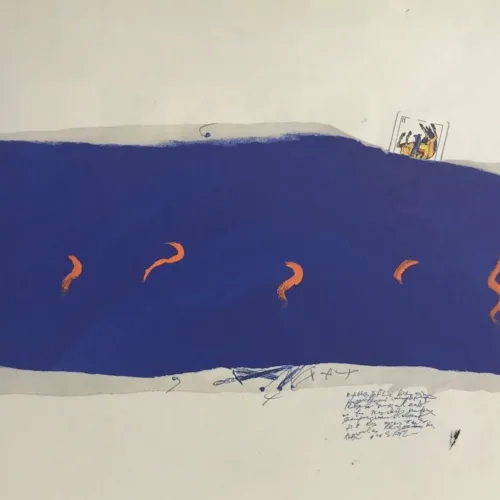 Antoni Tapies print DM01207, Derriere le miroir 1974