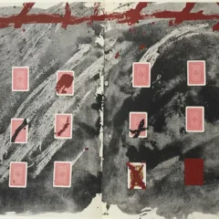 Antoni Tapies print DM02207d Derriere le miroir 1974