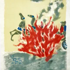 Jules Cavailles Original Lithograph, Untitled 15