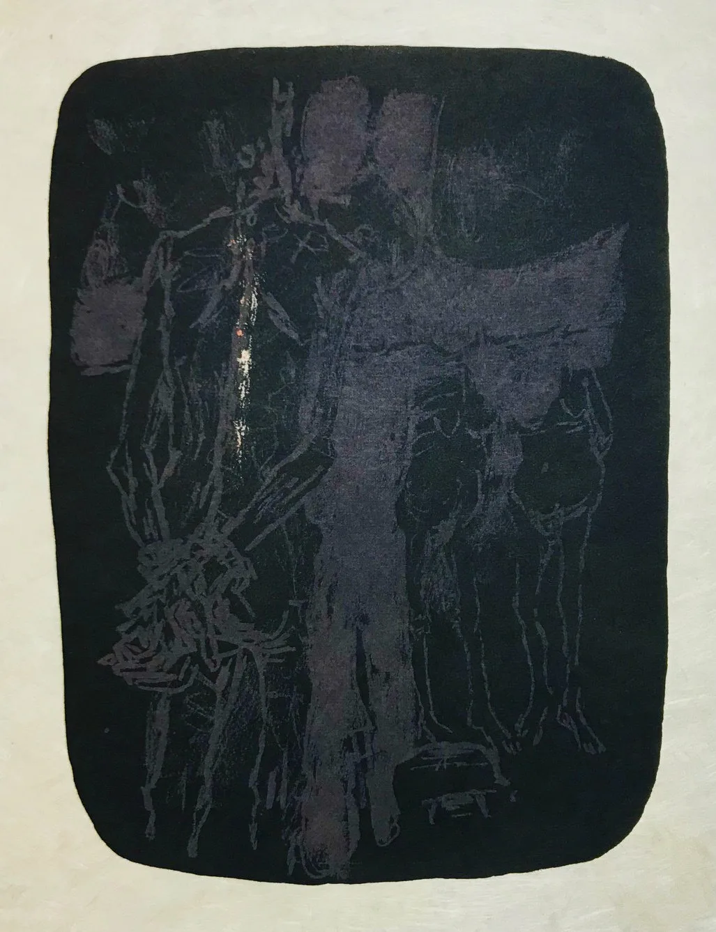 Paul Guiramand, Lithograph 1962, Untitled 2