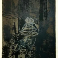 Paul Guiramand, Lithograph 1962, Untitled 3
