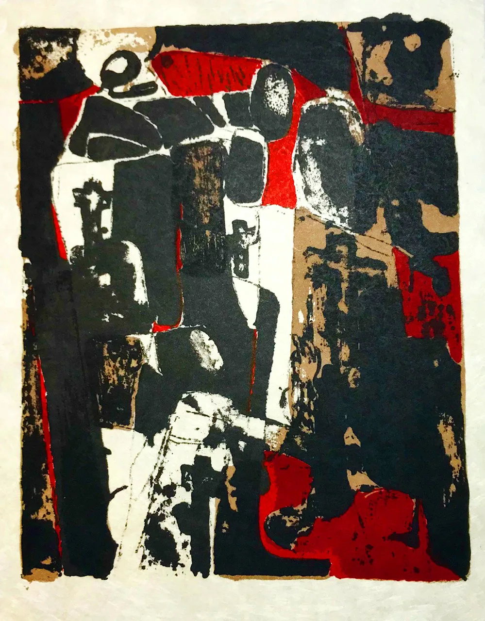 Paul Guiramand, Lithograph 1962, Untitled 4