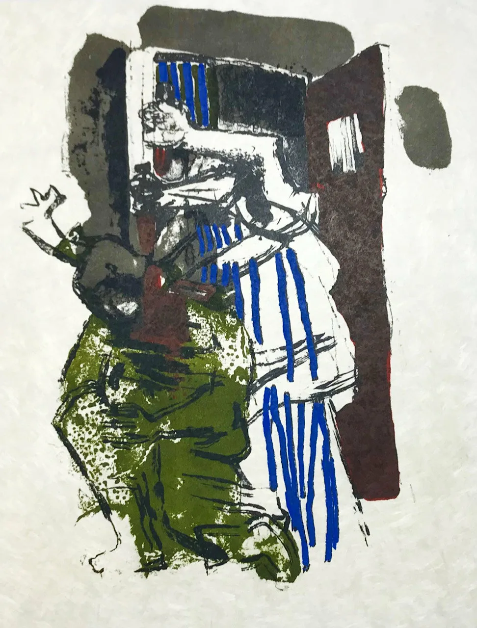 Paul Guiramand, Lithograph 1962, Untitled 6