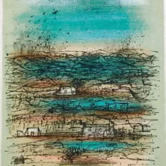 Jean Carzou Original Lithograph 12, Mourlot 1962