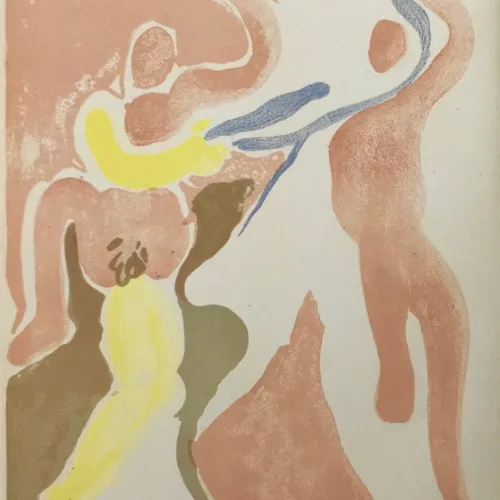 Andre Beaudin Original Lithograph 3, 1961