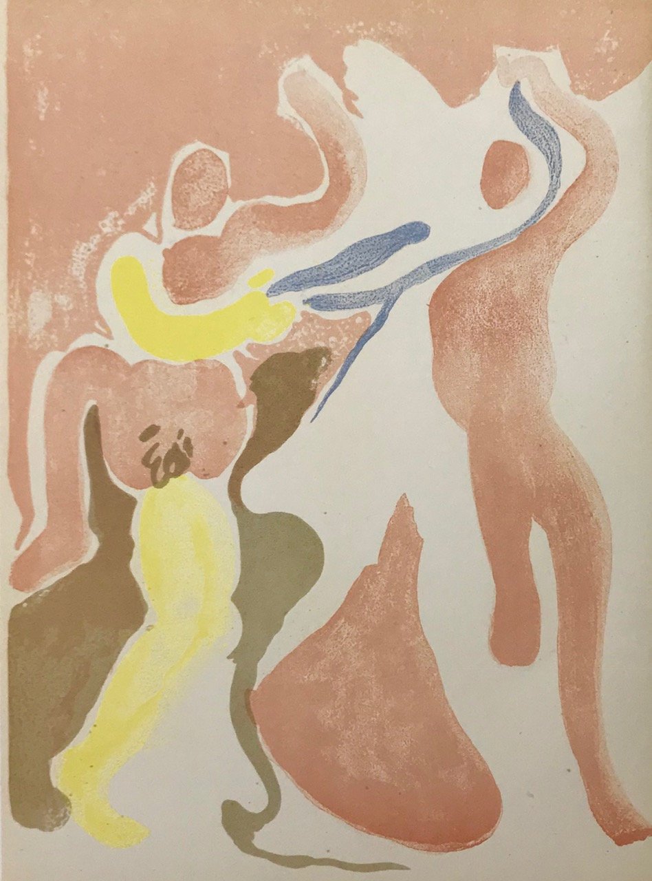Andre Beaudin Original Lithograph 3, 1961
