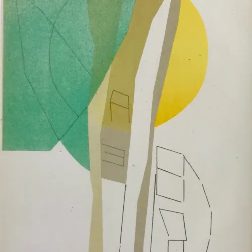 Andre Beaudin Original Lithograph 5, 1961