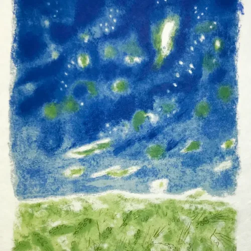 Jules Cavailles Original Lithograph, Untitled 9