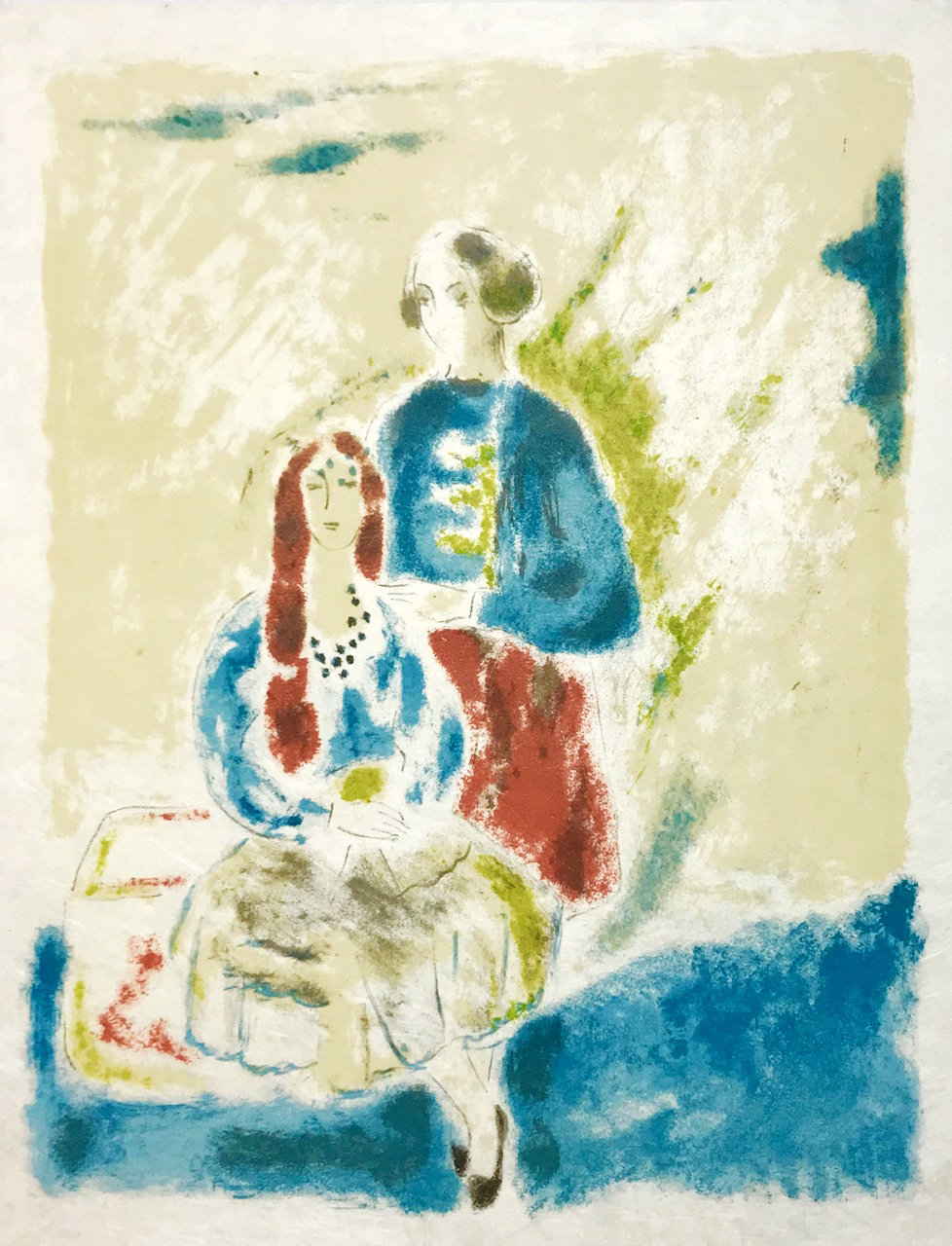 Jules Cavailles Original Lithograph, Untitled 13