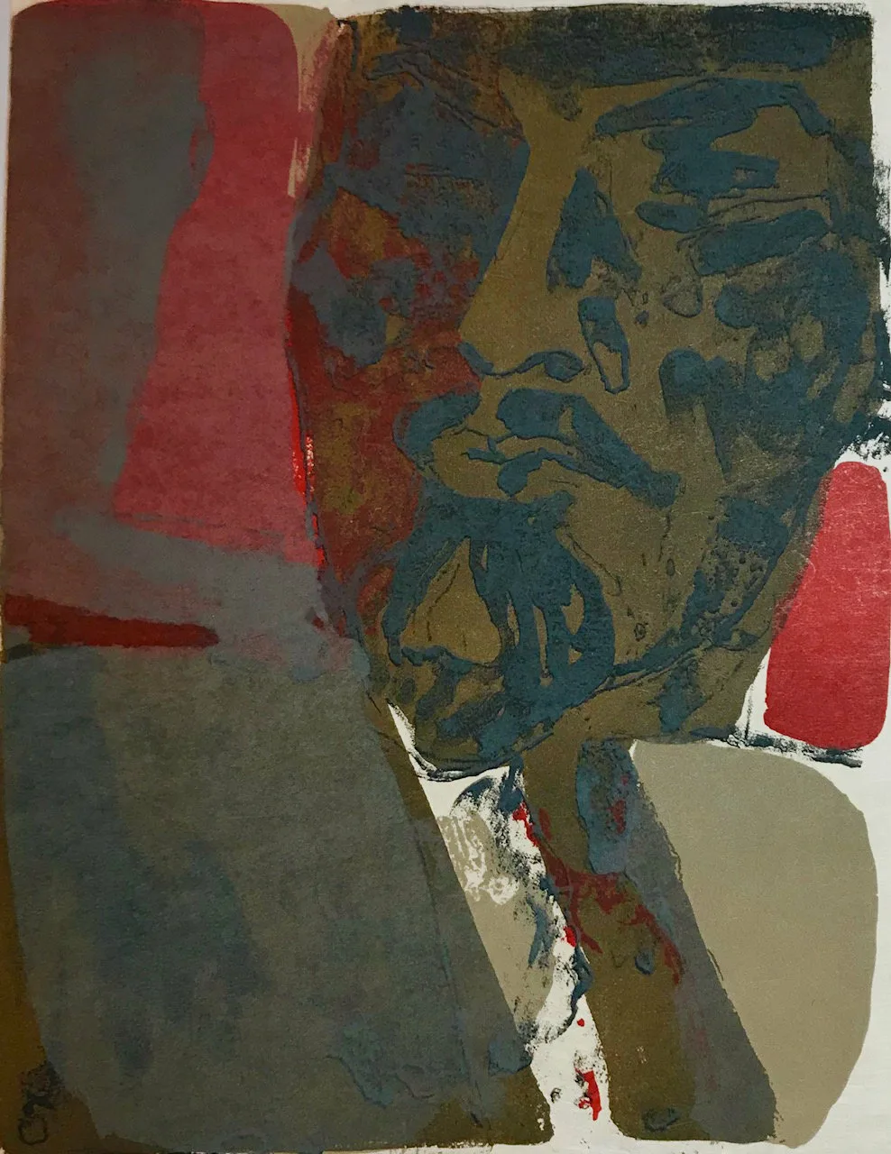 Paul Guiramand, Lithograph 1962, Untitled 8