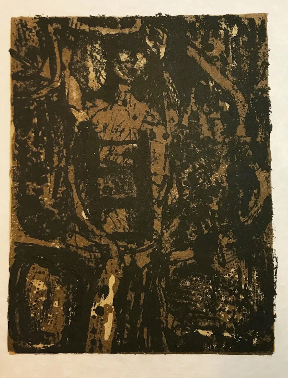 Paul Guiramand, Lithograph 1962, Untitled 11