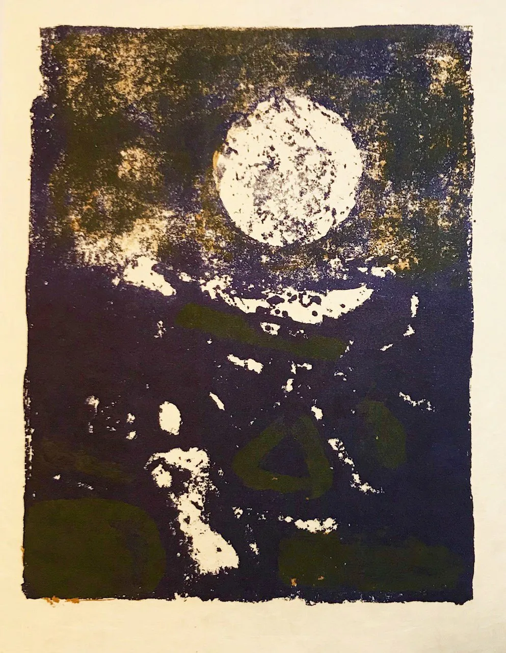 Paul Guiramand, Lithograph 1962, Untitled 13