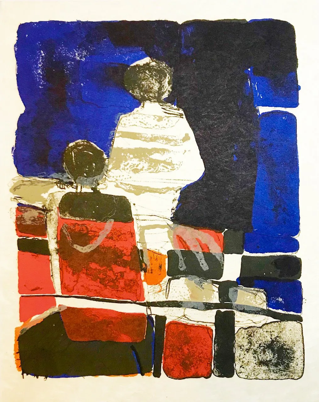 Paul Guiramand, Lithograph 1962, Untitled 14