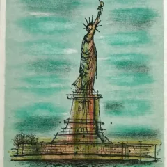 Jean Carzou Original Lithograph 1, Mourlot 1962
